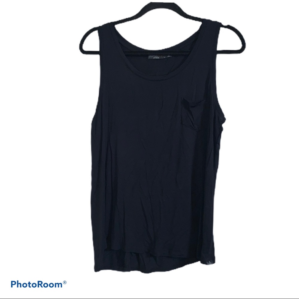 Prana Black Workout Tank Top Size Large